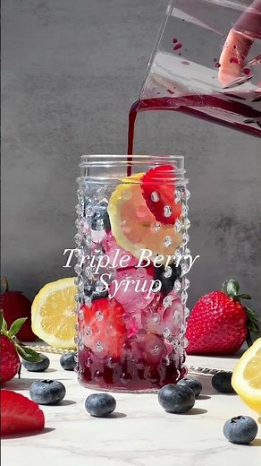 Homemade Triple Berry Soda Recipe | Blue, Rasp & Black Berry Sparkling Water