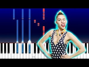 Miley Cyrus - Wrecking Ball (Piano Tutorial)