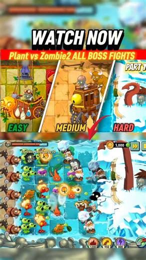 plant vs zombie 2 boss fight #shorts #pvz #pvz2 #khuchkill
