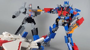 Assembling Legendary Lego Transformer with Advanced Technology