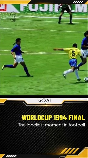 World Cup USA 94 Final - The loneliest moment in football