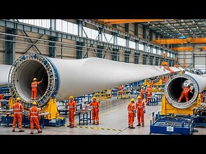 360-FOOT BEAST: How Giant Wind Turbine Blades are Made (Carbon Fiber Secret)