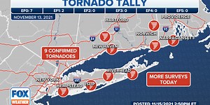 Teams confirm first Connecticut, Rhode Island tornadoes in November since 1950