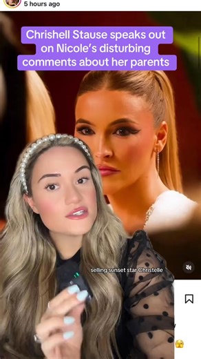 1.3K views | Selling Sunset star Chrishell Stause speaks out on Nicole's disturbing comments about her parents | Sports Central | Facebook