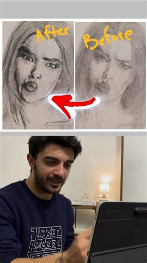 ‎شایان اسماعیلی | آموزش طراحی و سیاه قلم‎ on Instagram‎: "کیفیت خطوط توی طراحی مستقیما روی جلوه کار تاثیر میذاره . توی پست قبلی درمورد درست خط کشیدن گفتم ✍️ ببینیدش حتما . #طراحی #نقاشی #آموزشطراحی #اسکچ ."‎