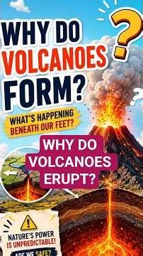 WHY DO VOLCANOES FORM? 🌋 THE SCIENCE BEHIND ERUPTIONS