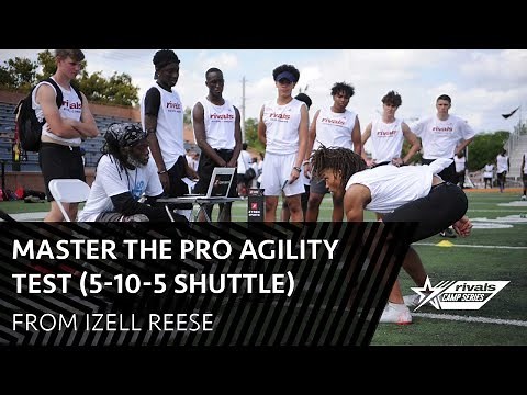 Master the Pro Agility Test (5-10-5 Shuttle) with Izell Reese