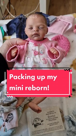 She's moving on to @Willow Tree Reborns I'm not an artist so I don't regularly sell dolls from my collection! #reborndoll #rebornbaby #minireborn