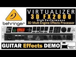 Behringer FX2000 3D Multi-Engine Effects Processor