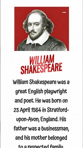 William Shakespeare biography