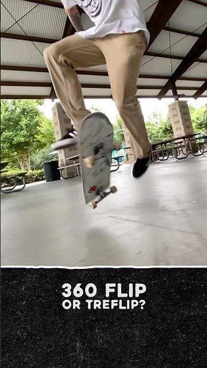360 flip or Treflip? 🤔 Slow Motion skateboard trick