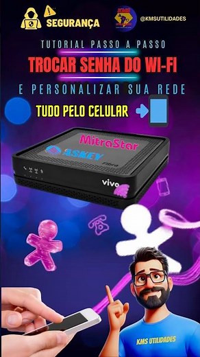 💻 Change your Vivo Fiber Wi-Fi password and personalize it! #tips #vivo #digitalprotection