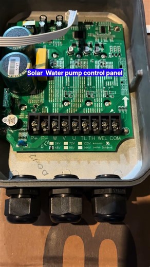Solar water pump control panel #solarrepair #solarenergy