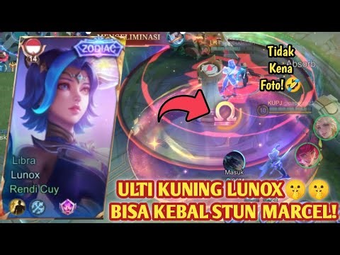 LUNOX KEBAL STUN MARCEL! LUNOX BISA COUNTER MARCEL! PATCH BARU BUILD LUNOX TERSAKIT 2026 - MLBB