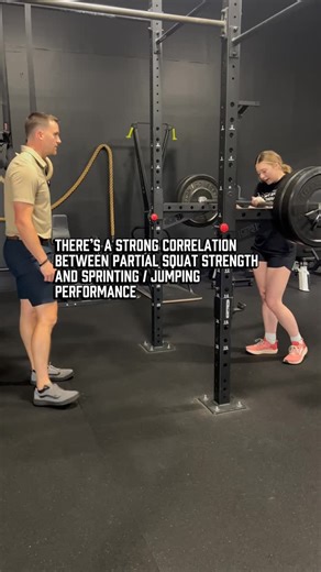 WYO Sports Therapy on Instagram: "Train full range for health. Train partials to fly. The SAID principle tells us strength adaptations are angle-specific. Research shows strong correlations between partial squat strength and sprinting/jumping performance, likely because these ranges mirror the knee and hip angles used during acceleration. Pin squats let you overload those positions directly."