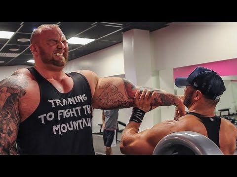 THE MOUNTAIN Game Of Thrones in Real life. And he is HUGE!!! Cleganebowl