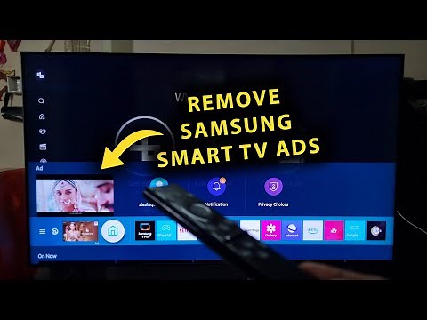 How To “Almost” Remove Samsung Smart TV Smart Hub Ads | Homescreen Menu Ads