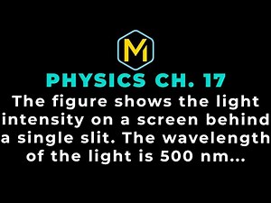 17.61 Mastering Physics Solution-"The figure shows the light intensity on a screen behind a single