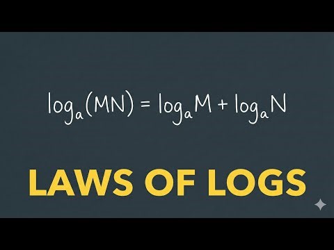 A Level Math's | Laws of Logarithms Part 2 | Product, Quotient & Power Rules – Edexcel & IGCSE 9709