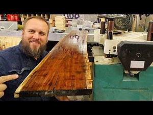 Salvaging Warped Rough Cut Lumber with a Grizzly Planer
