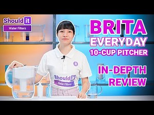 Brita Everyday 10-Cup Water Filter Pitcher Review - Shouldit Water Filter Series