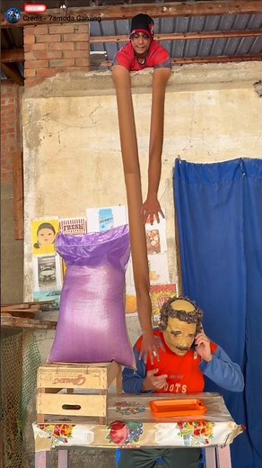 लंबे हाथ से चावल की चोरी 🤡🤣~ mini wood toy-woodworking art skill wood _ hand crafts #shorts