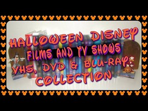 Halloween Disney Films & TV Shows on VHS, DVD & Blu Ray Collection | Scaretober 2025