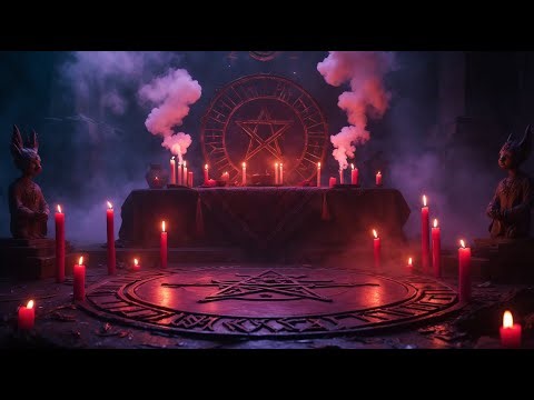 Dark Ritual Chamber Ambience ✨ Witchcraft & Magic | 1 Hour RPG Atmosphere