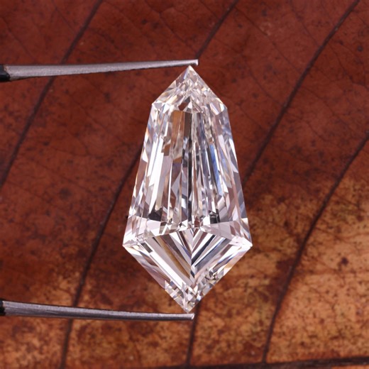 1.00-5.00 CT | VVS2/VS1 Clarity E/F Color| Shield Cut Lab Grown Diamond | IGI Certified Lab Diamond | Loose CVD Diamond for Engagement Ring - Etsy