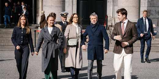 The Danish Royal Family Looks Stylish as They Spend Easter Sunday Together in Copenhagen