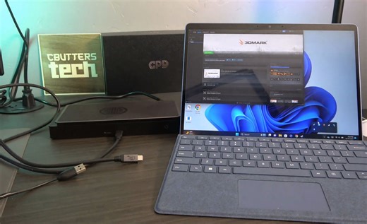 这款小巧的外置显卡拓展坞（eGPU）与Surface Pro 9搭配非常出色 - GPD G1