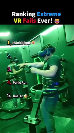 Ranking Extreme VR Fails Ever! #vr #fails