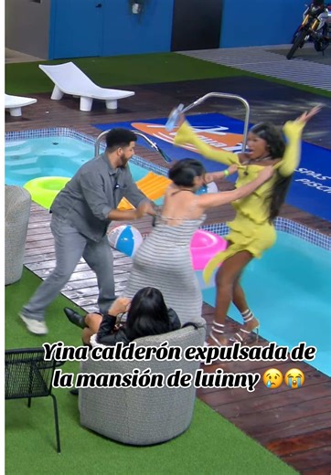 Yina Calderón expulsada por incidente en la piscina
