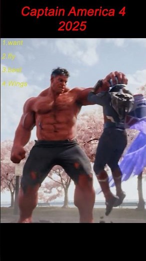 Captain America: Brave New World｜Sam Wilson’s Final Battle Against Red Hulk 🔥🛡️🌸