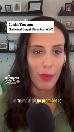 During his inaugural address, Trump said, “Free speech is back.” Well, where is it now?