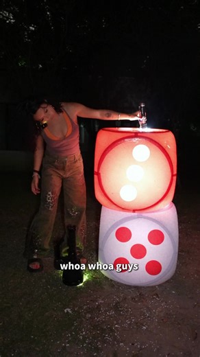 This is so strong!This flashlight is so funny that it can start a fire 🔥 #flashlight #outdoors #fyp #farmlife #skyfire