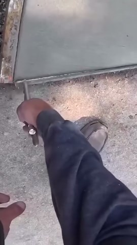 A Day With School Kids: They Want to Step on Concrete!