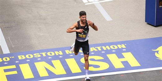 Zouhair Talbi Shatters the U.S. Course Record at Boston, Running 2:03:45