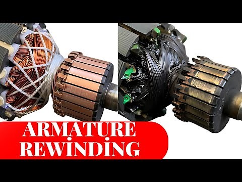 What are the DC Motor Armature Winding Winding Techniques? Rotor Winding