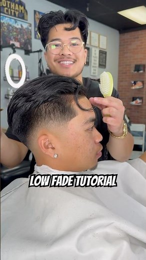 Low Drop Fade Haircut Tutorial #barber #haircuttutorial #lowfade