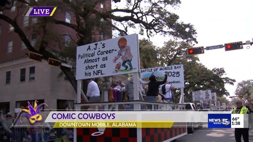 Mobile Mardi Gras features Comic Cowboys’ mix of humor and commentary (photos)
