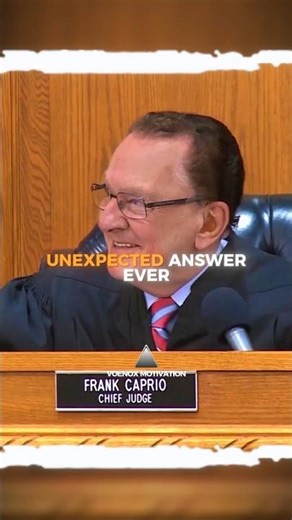 This Kid Answer Left the Whole Courtroom Speechless