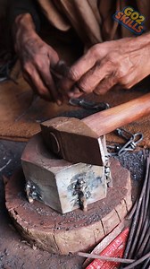 7.1K views · 72 reactions | Ever wondered how strong metal link goat chains are made?  These chains are designed for tying goats, sheep, and cattle. Take a closer look at the factory manufacturing process from raw material to final heavy-duty chain. #goatchain #animalchain #metalchain #factoryprocess #cattle | Go 2 Skills | Facebook