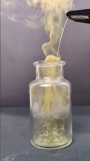 Thí nghiệm hoá học: Fe + O2