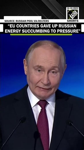“European countries suffering after giving up Russian energy sources”, claims Putin | Tariff War
