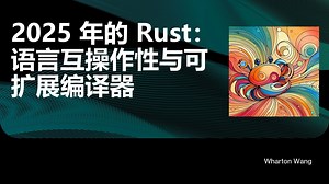 2025 年的 Rust-语言互操作性与可扩展编译器