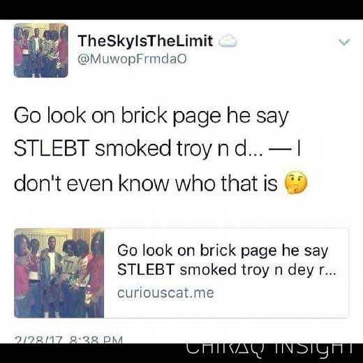 Oblock Muwop Vs FBG Brick.