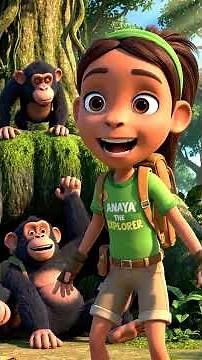 Anaya The Explorer: The Clever Chimpanzees 🐵🌿 | Chimpanzees for Kids | Jungle Adventure 🐒