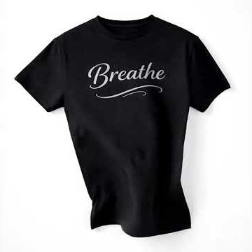 @LBandSKDesignShop Breathe Script T-Shirt #fashion