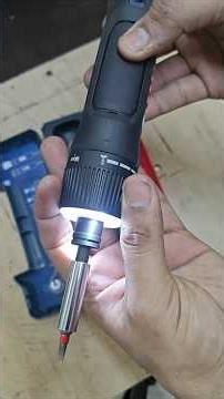 Bosch Go 3 New model with torque settings and a light. #boschautomotive